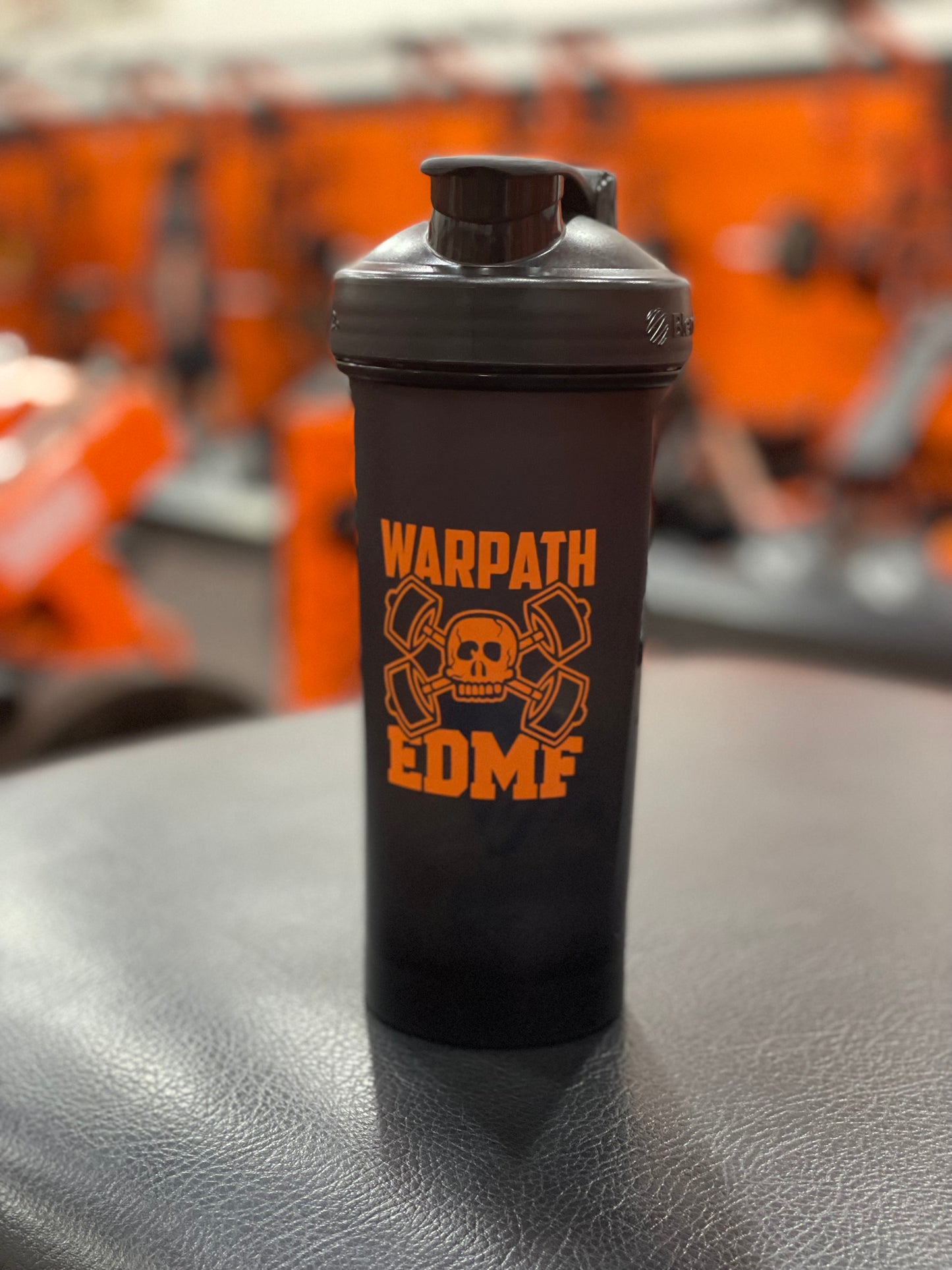 Black Warpath Blender Bottle Protein Shaker