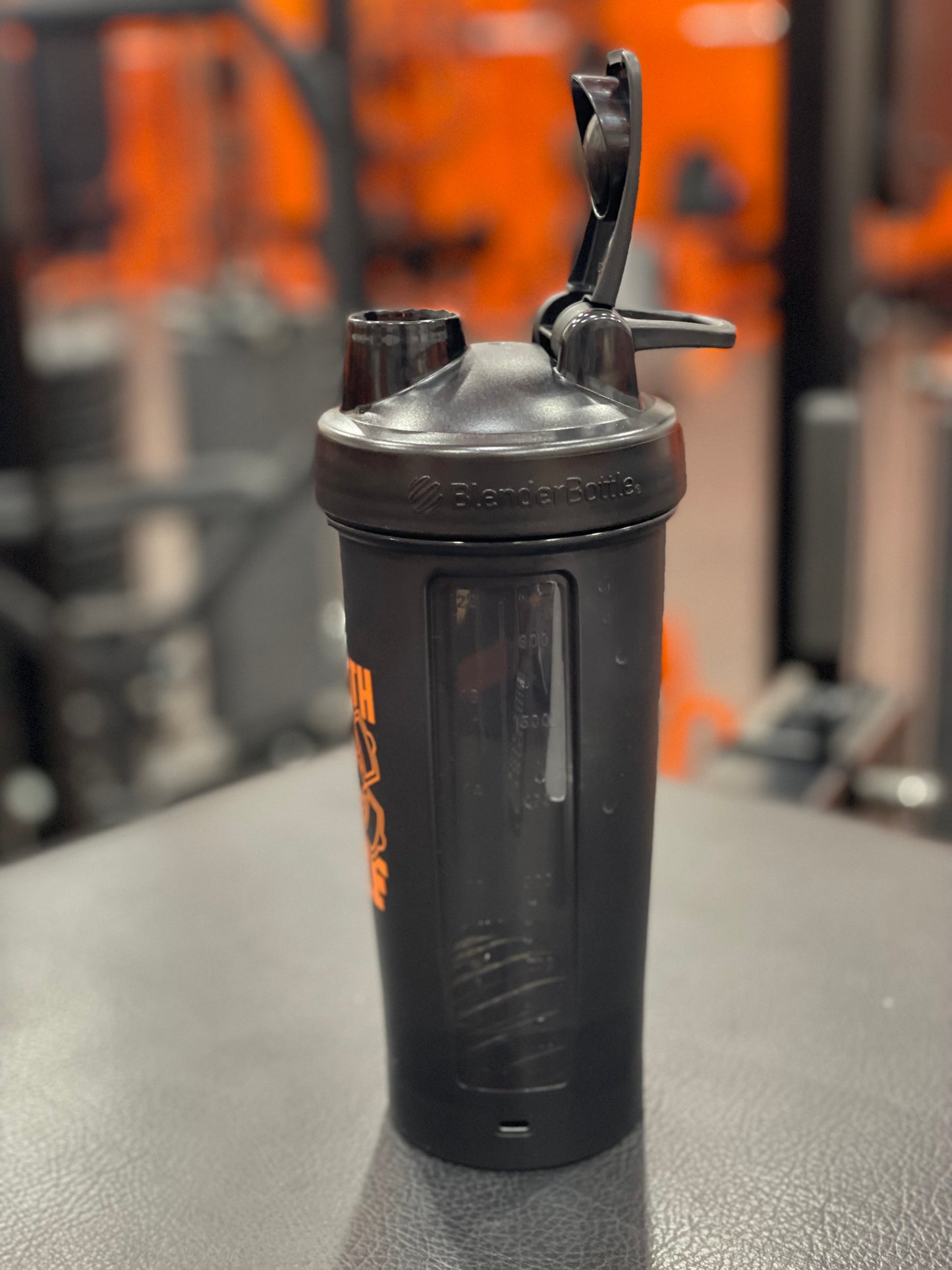 Black Warpath Blender Bottle Protein Shaker