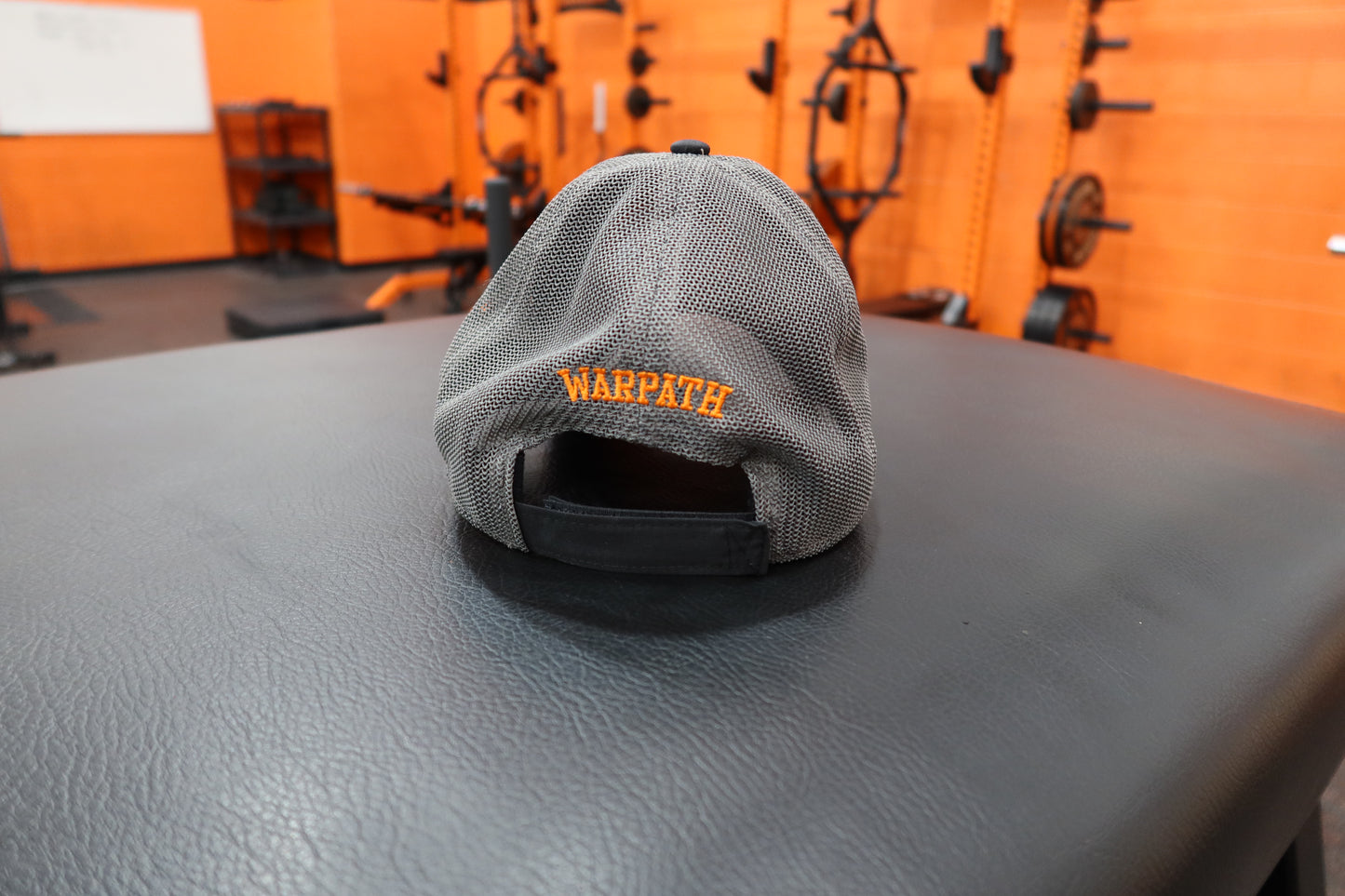 Warpath Hat- Black and Grey Mesh