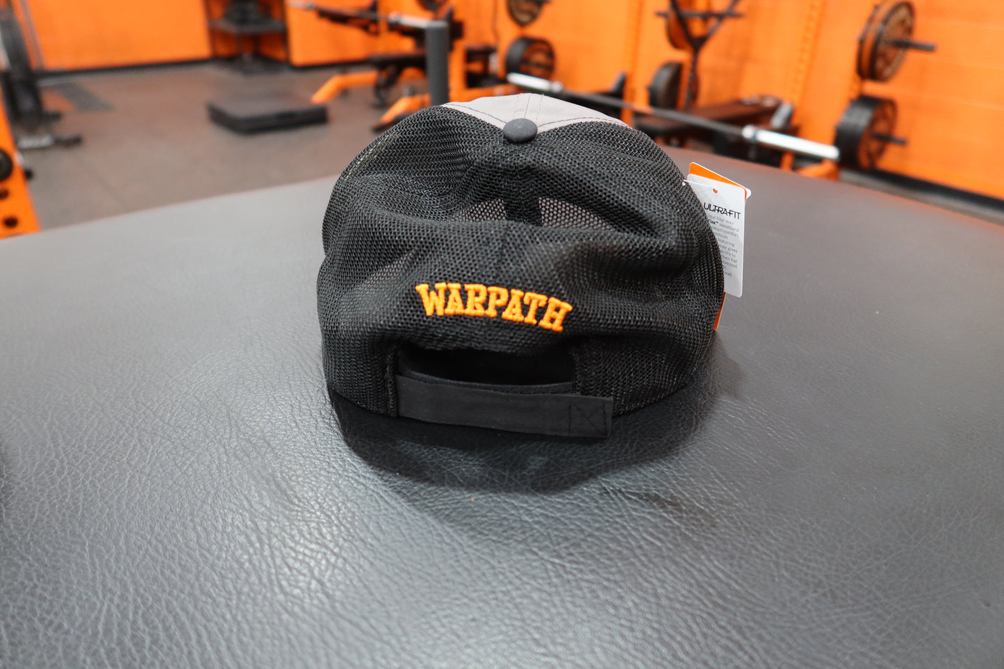 Warpath Hat- Grey and Black Mesh