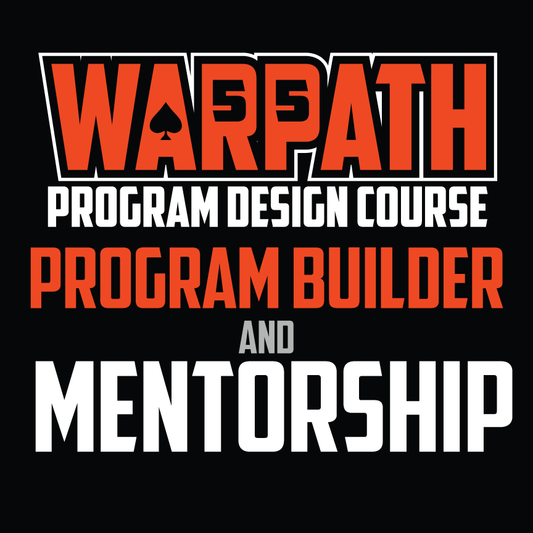 Warpath Program Design Course, Program Builder & Mentorship Program